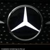 Car Front Grilled Star Emblem LED Illuminated Logo White  Light for Mercedes Benz C117 W204 W205 W213 W253 W166 W176 GLA GLAE