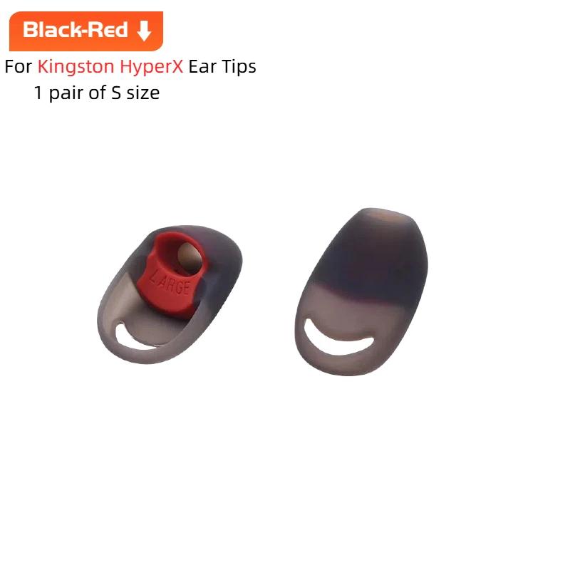 Silicone Sleeves Ear Tips Ear Caps For Kingston HyperXCloud EarbudsSoft Secure Fit Noise-IsolatingReplacement In-Ear Accessories 1 set