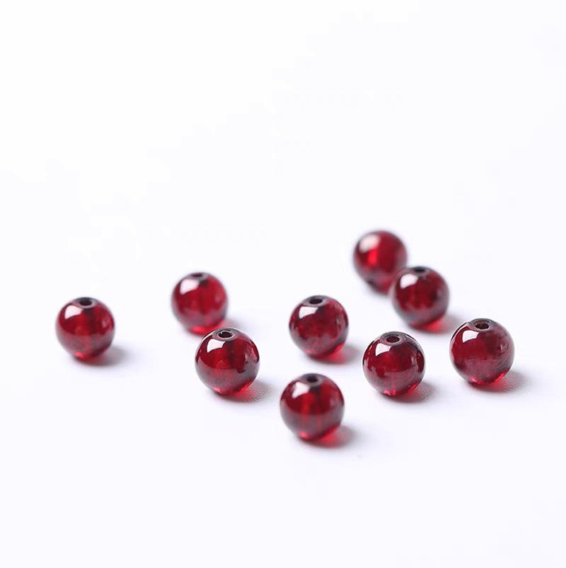

8А винно-красные гранатовые хрустальные бусины для самодельных ювелирных изделий, браслетов и ожерелий 4mm