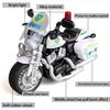 1:Model motocyklu s 12 stupni policejní lité slitiny, funkce stahování se zvukem a světlem pro děti Kolekce dárků pro dospělé