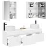 5 Piece Bathroom Cabinet Set White 53 X 15.5 X 70 Cm