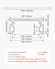 10-Pack 6.6 ft/2M U Shape LED Aluminum Channel, with Milky Cover, End Caps and Mounting Clips, Aluminum Profile for LED Strip Light Installations,
