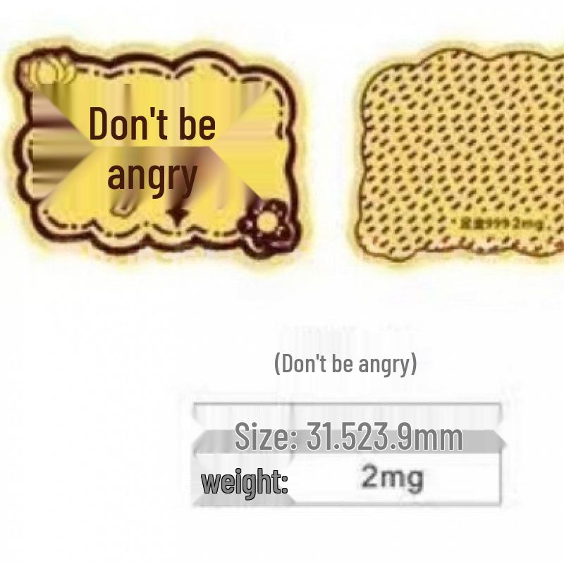 999 Pure Gold Princess Phone & Fridge Stickers: Prosperity, Peace, and Joy