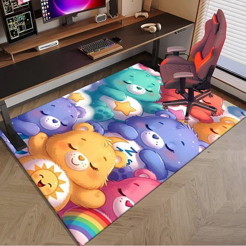 Love Bears Cozy Night Carpet, Chair Rug,Rug for Office Bedroom living rooms, Doormat decor Fan Gift Christmas Gift