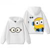 Minion Double-Sided Printed Children's Sweatshirt - Fall/Winter Boys' and Girls' Outdoor Loose Comfortable Hooded Top