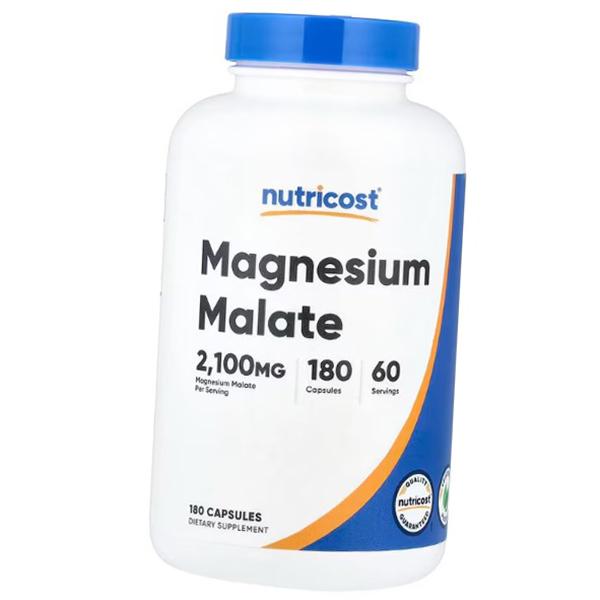 

Магний Малат, Magnesium Malate 2100, Nutricost 180капс (36647030) 180caps