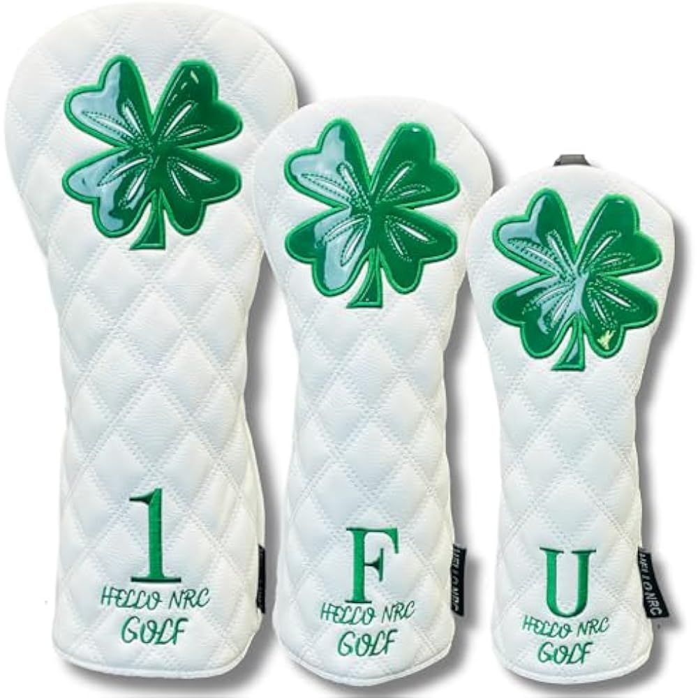 Golf Headcover, Stylish and Cool Quilted Headcover, Available In 5 Colors, High Quality Quilted M...