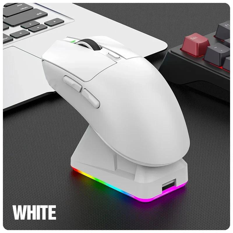 Tri-modes Bluetooth Wireless Mouse 1000Hz 12000KPI Game E-sports Mouse PAW311 Lightweight Magnetic Charging for PC Laptop Desktop