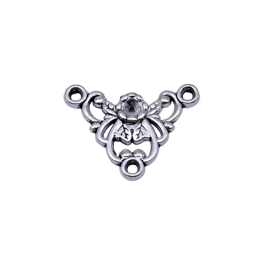 Geometric Flower Multi Loop Connectors Metal Links For Earrings Accessories Parts