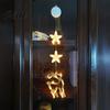 Battery Operated Hanging Lamps Star Moon Window Light Warm LED String Lights Home Gathering Atmosphere Lighting Decorative Lamp for Holiday