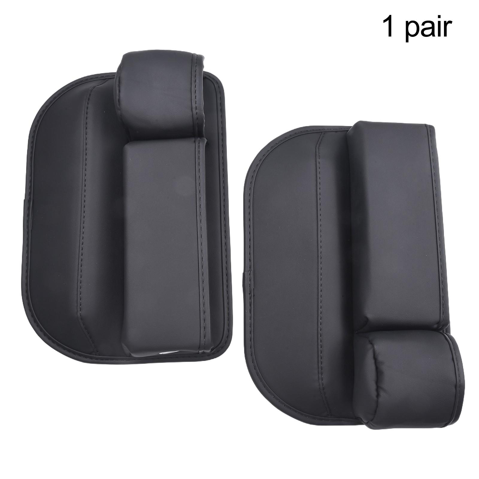 

Black Car For SEAT Gap Storage Box Leather Quality black set