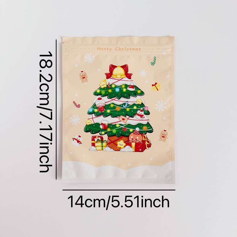 

Рождественский мультяшный пакет для закусок и конфет с животными - Маленький дизайн сердечка для девочек