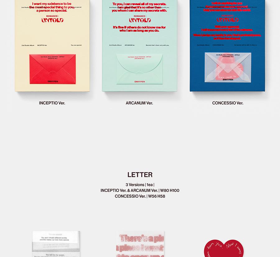 ENHYPEN [ROMANCE : UNTOLD] 2nd ALBUM