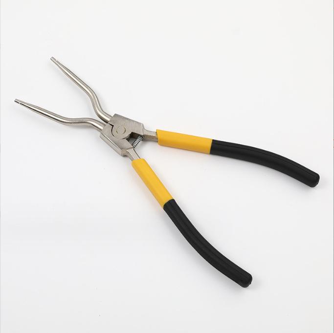 11 Inch Circlip Pliers, Dipped Red Handle, Straight Nose Pliers, Washing Machine Disassembly Tool