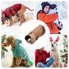 Dog Winter Coat Comfortable Adjustable Pet Costume Warm Dog Coat For Medium Large Puppy Indoor Outdoor Walking Traveling