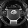 For Lexus ES240 ES250 ES350 IS250 IS300 RX270 GS NX300 RX300 RX350 RX400H 64/77mm Steering Wheel Emblem Cover Sticker Car Badge