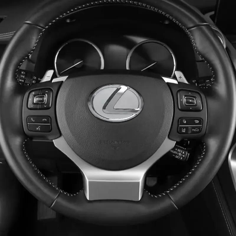 For Lexus ES240 ES250 ES350 IS250 IS300 RX270 GS NX300 RX300 RX350 RX400H 64/77mm Steering Wheel Emblem Cover Sticker Car Badge
