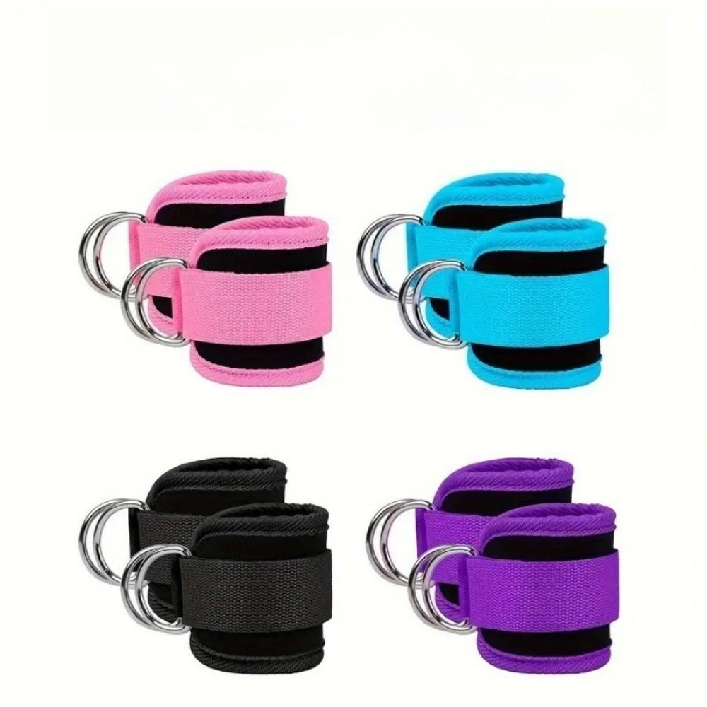Adjustable Straps Gym Ankle Straps Neoprene Padded Leg Training Straps Cable Machine