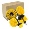 5-Piece Electric Drill Brush Set for Cleaning: Brush Heads, Bristle Brush, Car Wheel Brush