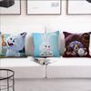 Cartoon T-THE SECRET LIFE OF P-PETS Comfortable soft Pillow Case for Sofa Living Room Home office Decor Protective Covers