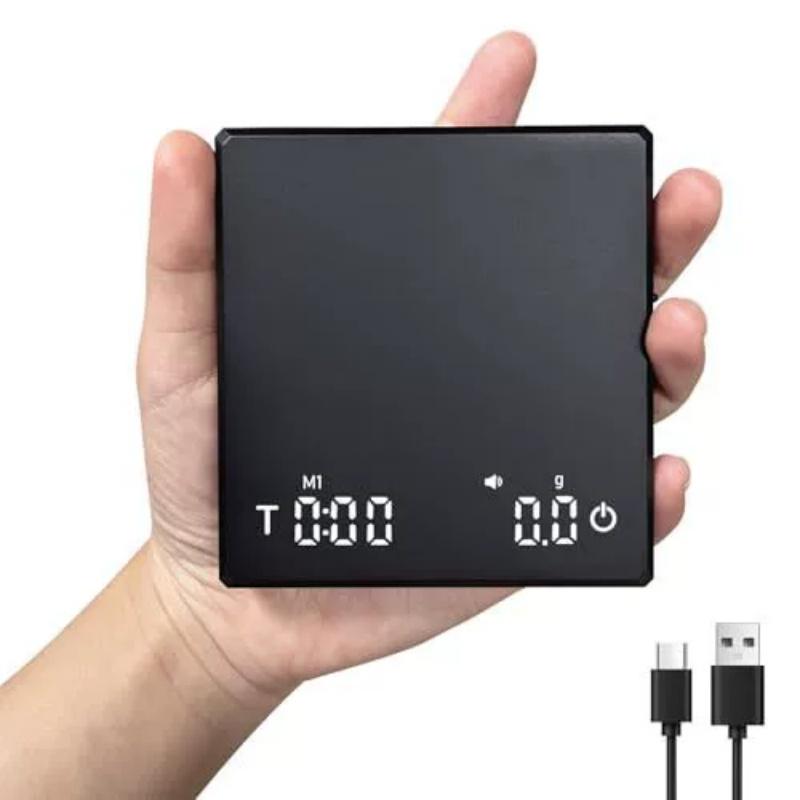 Coffee Scale Digital Weight Electronic Kitchen Measuring Scales 0.1g High Precision Espresso Accessory Barista Tool