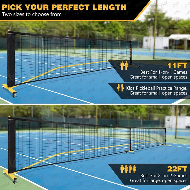 CAOX 6.7M Outdoor Pickleball & Tennis Net Stand