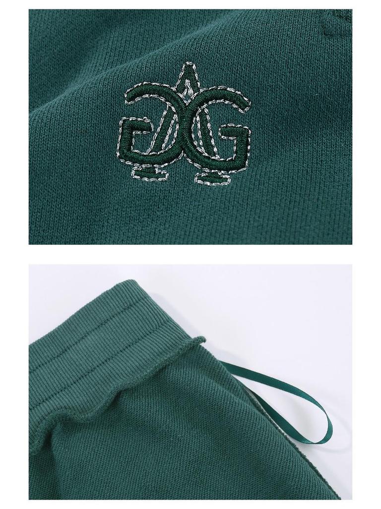 GAGN Women's Red Slimming Casual Sweatpants - Trendy Spring/Autumn Loose Fit