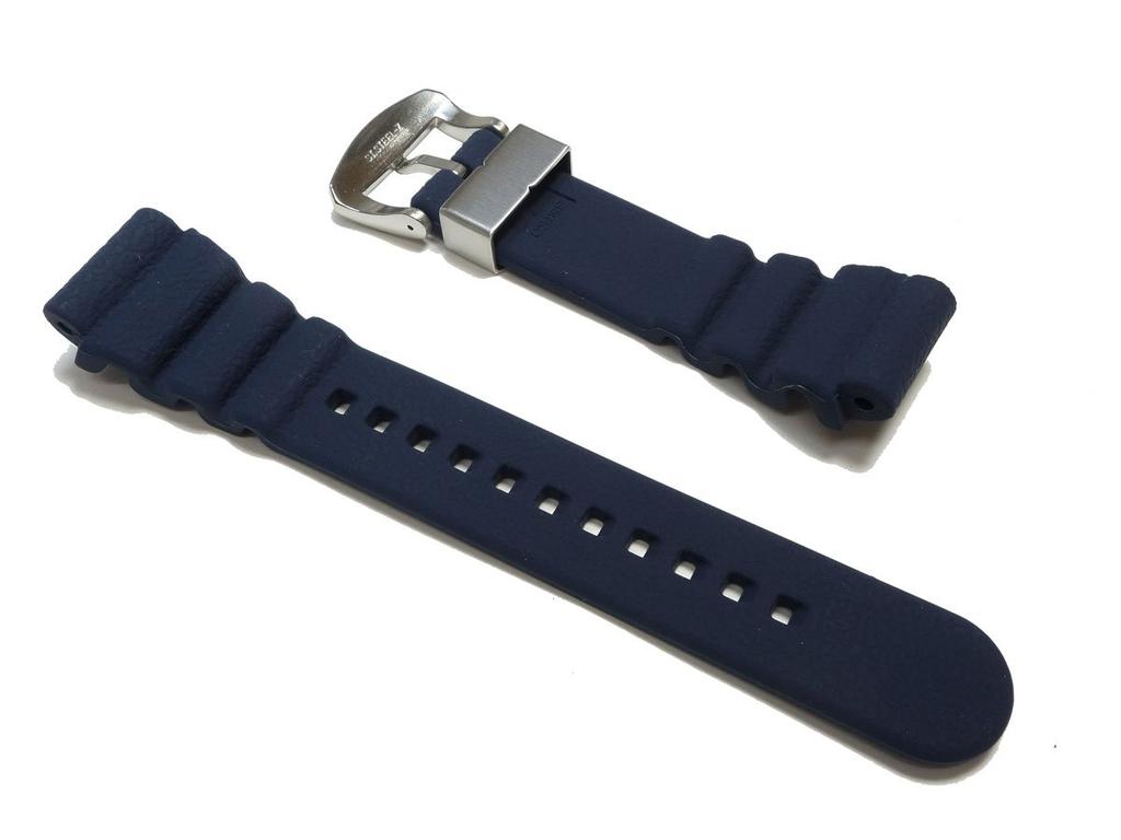 Seiko Prospex SRPA83K 22mm Watch with Genuine Silicone Rubber Navy Blue Strap, (R02Y012J0)