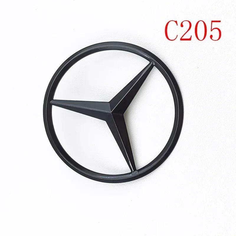 IXEA6 3D Black C63S Logo Letters V8 BITURBO Badge Car Rear Star Sticker Trunk AMG Emblem For Mercedes Benz AMG W205 C205 Accessories