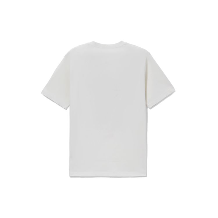 Li-Ning Basketball Series Printed Short-Sleeve T-Shirt Men Tops White AHSS023-2