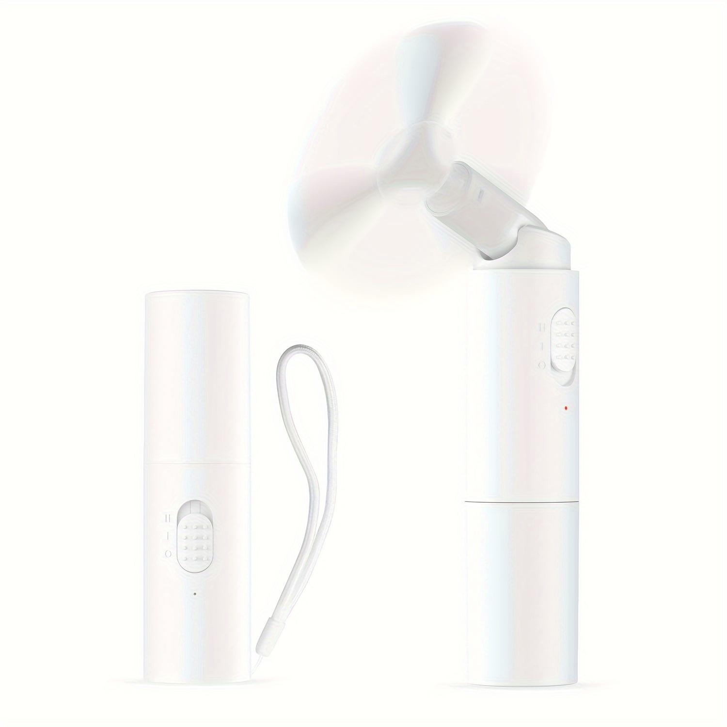 

3000mAh Rotatable Handheld Fan Rechargeable Mini Student Portable Cartoon USB Small Fan giftscan Be Placed On The Desktop белый