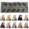 Elegant Islamic Headscarf Full Cover Sequin Wraps Shawl Comfortable Arabic Hijab Hats  Woman