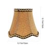 1Pcs Lamp Shade Chandelier Cloth Fabric Table Lamp Shade Apricot Vintage Look Warm Light Decor Cloth Chandelier Cover