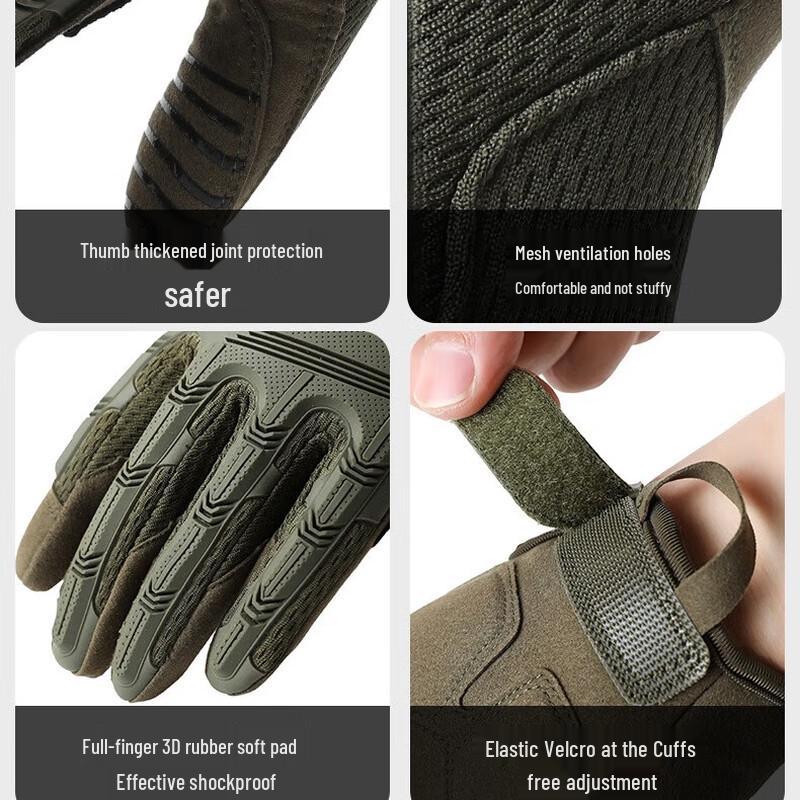 Zechao 351 Taktische Touchscreen Motorradhandschuhe (2 Paar)