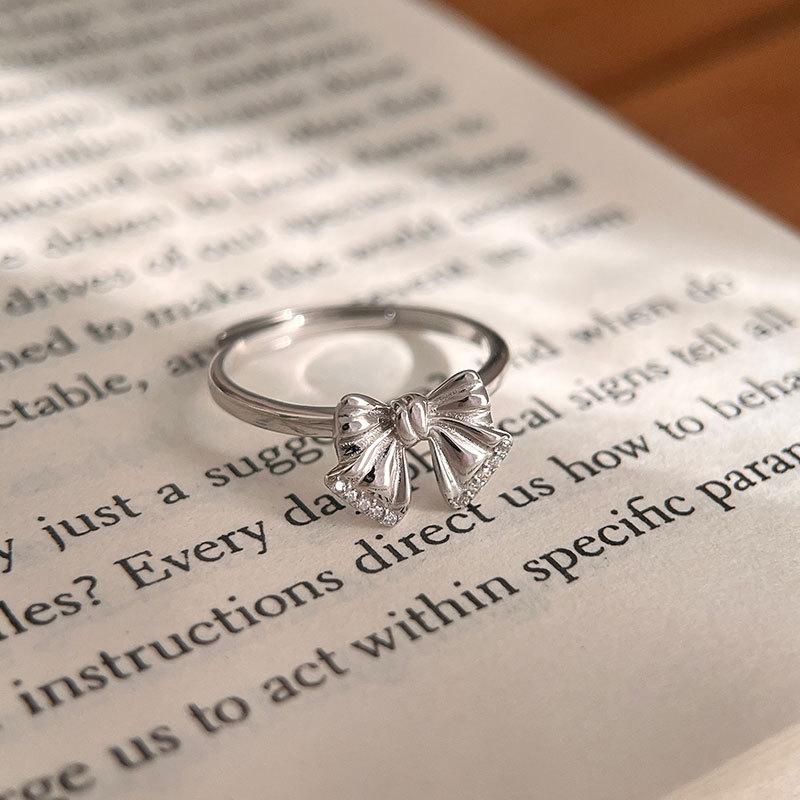 New Year's New Bow Series Earring Necklace Japanese and Korean Ins Style Ring Bracelet Trend