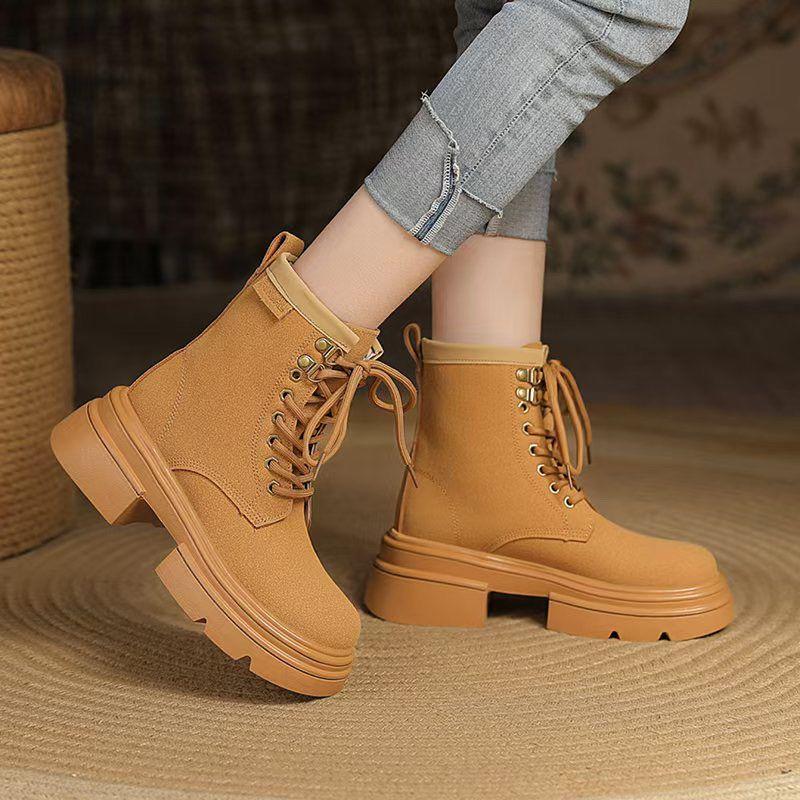 Fashion Booties Plain Height Increasing Platform Woman Short Shoes Hot Goth Boot Designer Luxury New In On Offer Ankle Boots for Women