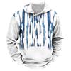 Herbst Herren Großer Kapuzenpullover mit Digitaldruck Neuer großer Basic-Pullover