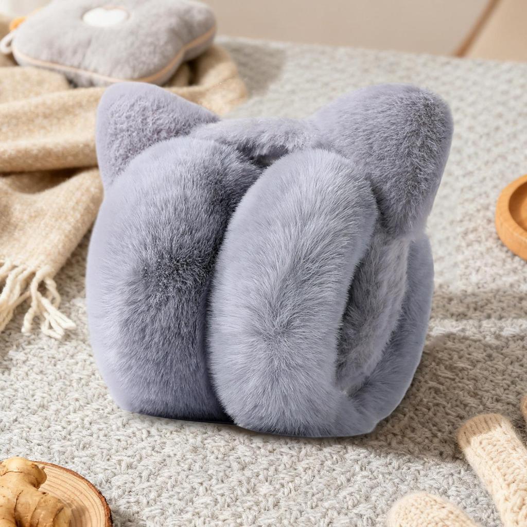 Ear Muffs For Winter Women Cute Warm Windproof Cover Folding Girls Warm Winter Ear Covers For Kids Girls Cold Weather Outdoor
