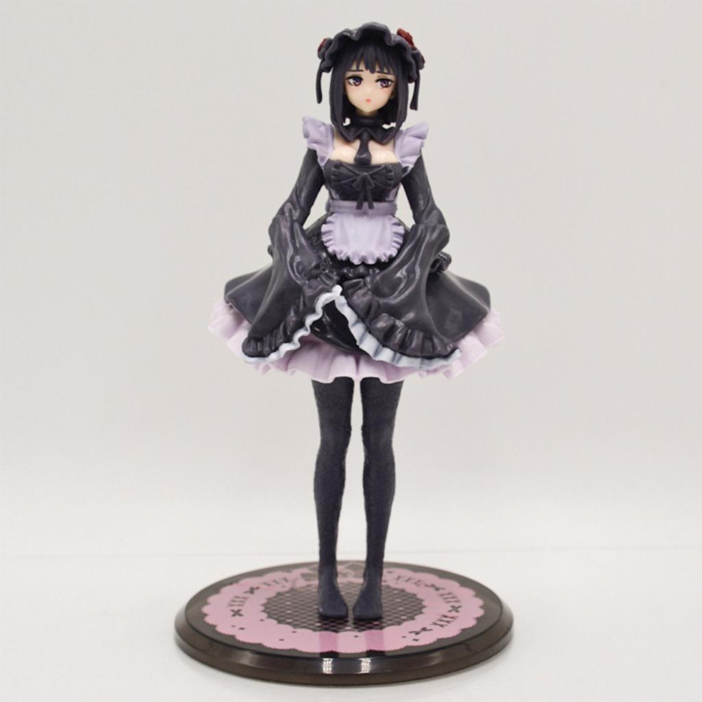 2 Kinds My Dress-Up Darling Anime Figure Black Maid Outfit Kitagawa Marin Action Figure Shizuku Kuroe Figurine Collection Models