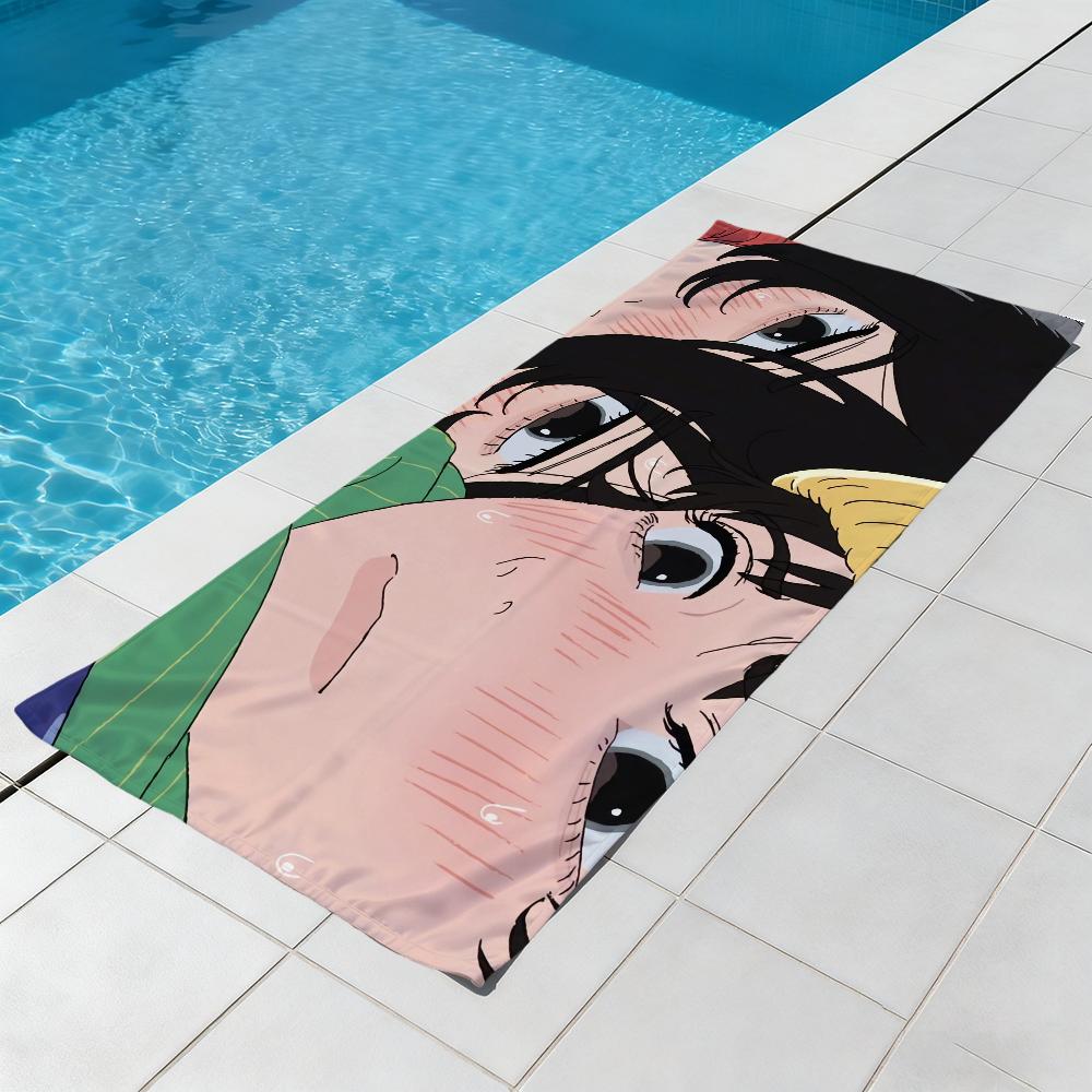 Japanese Movie L-Look Anime B-Back Towel Beach Quick Dry Soft Pool Towels Gift for Travel Gym Shower Camping sports