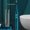 Brosse à dents électrique sonique à ultrasons avec désinfection UV Chargement par induction pour adultes Brosses à dents électroniques 2 têtes de brosse