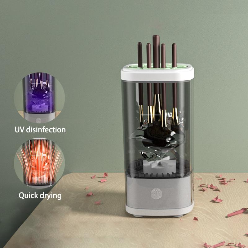 Automatic Electric Makeup Brush Cleaner Rechargeable Lazy Cleaning Brush Washer Quick Dry Tool Usb Makeup Brush Rotary Cleaning