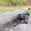 Angelruten-Rollen-Kombinationen, 5 Abschnitte, Casting-Angelrute, 13BB, Baitcasting-Rollen, Karpfen-Bass-Ruten-Rollen-Set