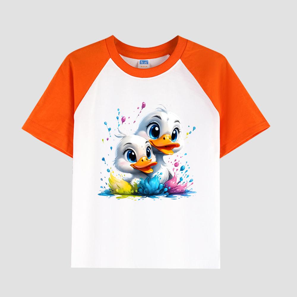 

Футболка для мальчиков с коротким рукавом, круглой горловиной, хлопчатобумажная ткань, стильный летний детский топ 150cm