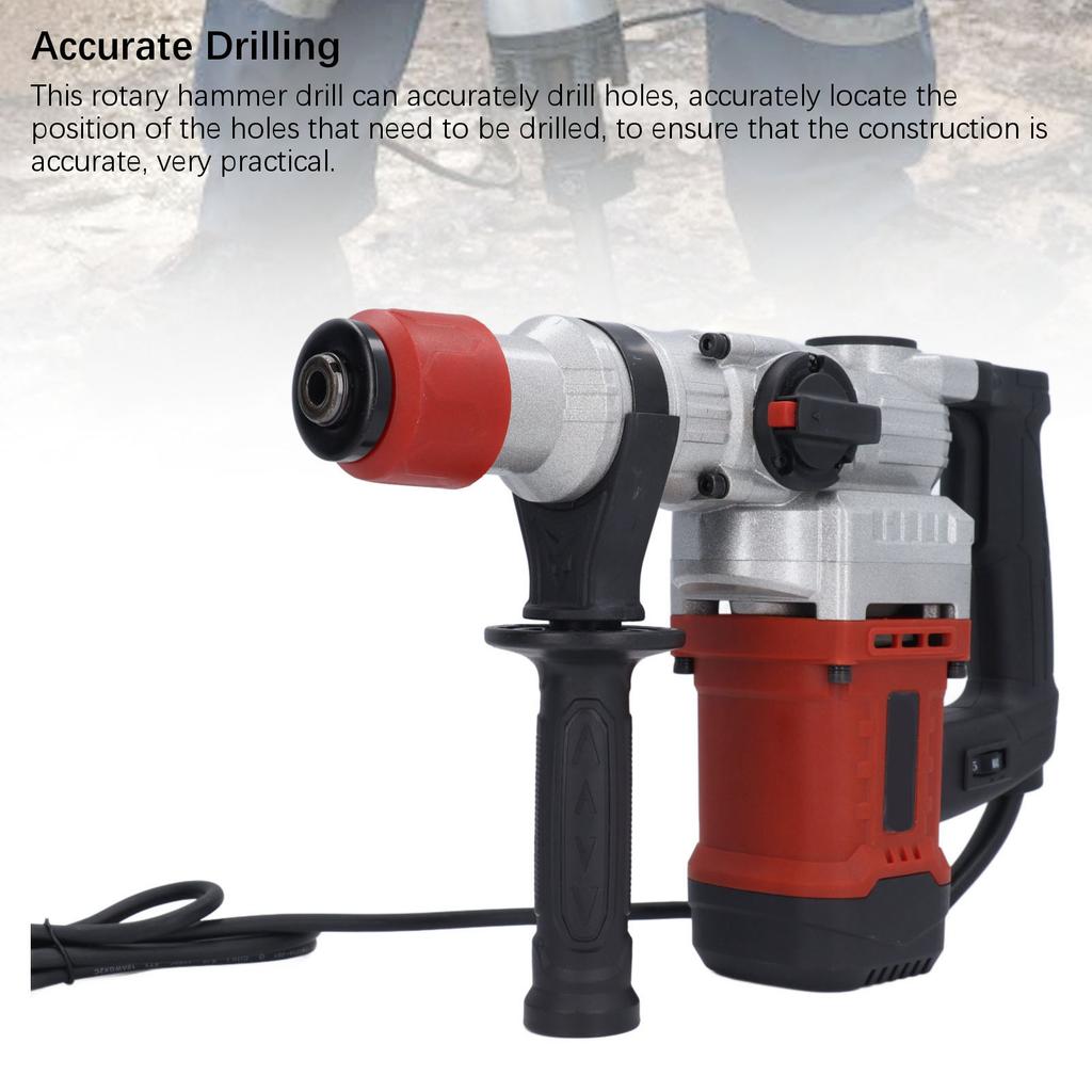 Electric Hammer Drill Dual Function High Power Concrete Rotary Hammer for Industry