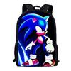 Sonic Kid, Elementary School Bag Children, Animation Cartoon Backpack