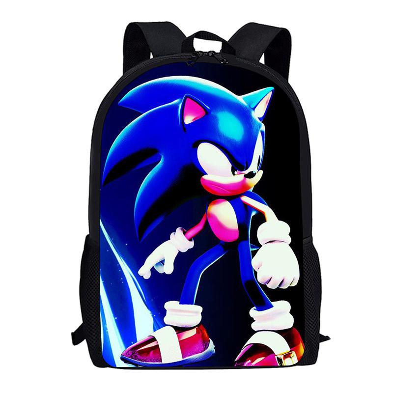 Sonic Kid, Elementary School Bag Children, Animation Cartoon Backpack