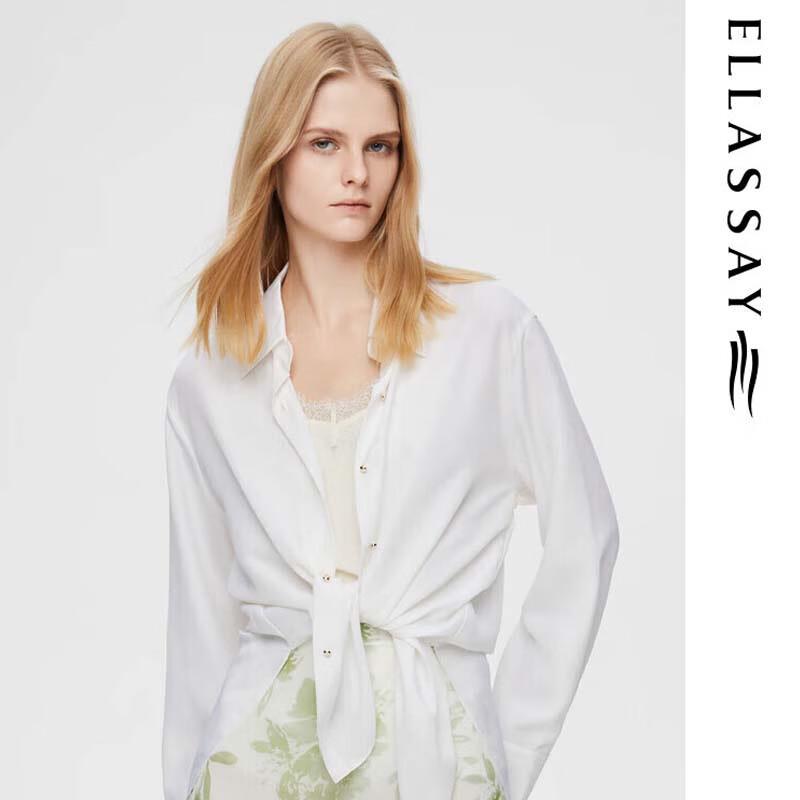 ELLASSAY Women's Classic Silk Shirt EWB362C01400