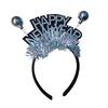Frohes Jahr Stirnband Kopfschmuck Haaraccessoire Haarbänder Glitzer Dekorativ Unisex Reifen