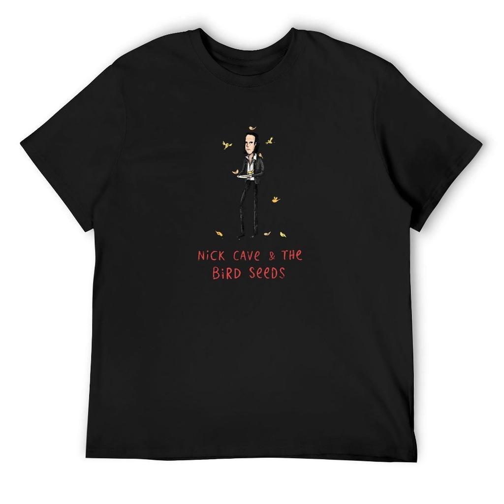 Nick Cave and the Bad T-Shirt summer top man clothes Short sleeve tee anime figures mens graphic t-shirts big and tall
